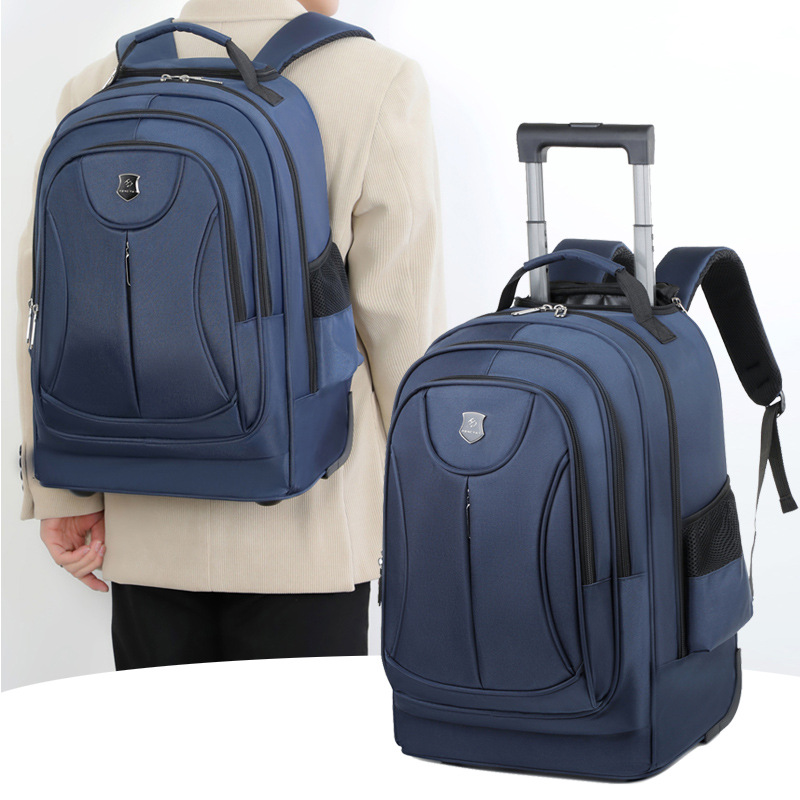 Foldable Rolling Luggage Bag - Zaino da viaggio multifunzionale 2026, impermeabile,