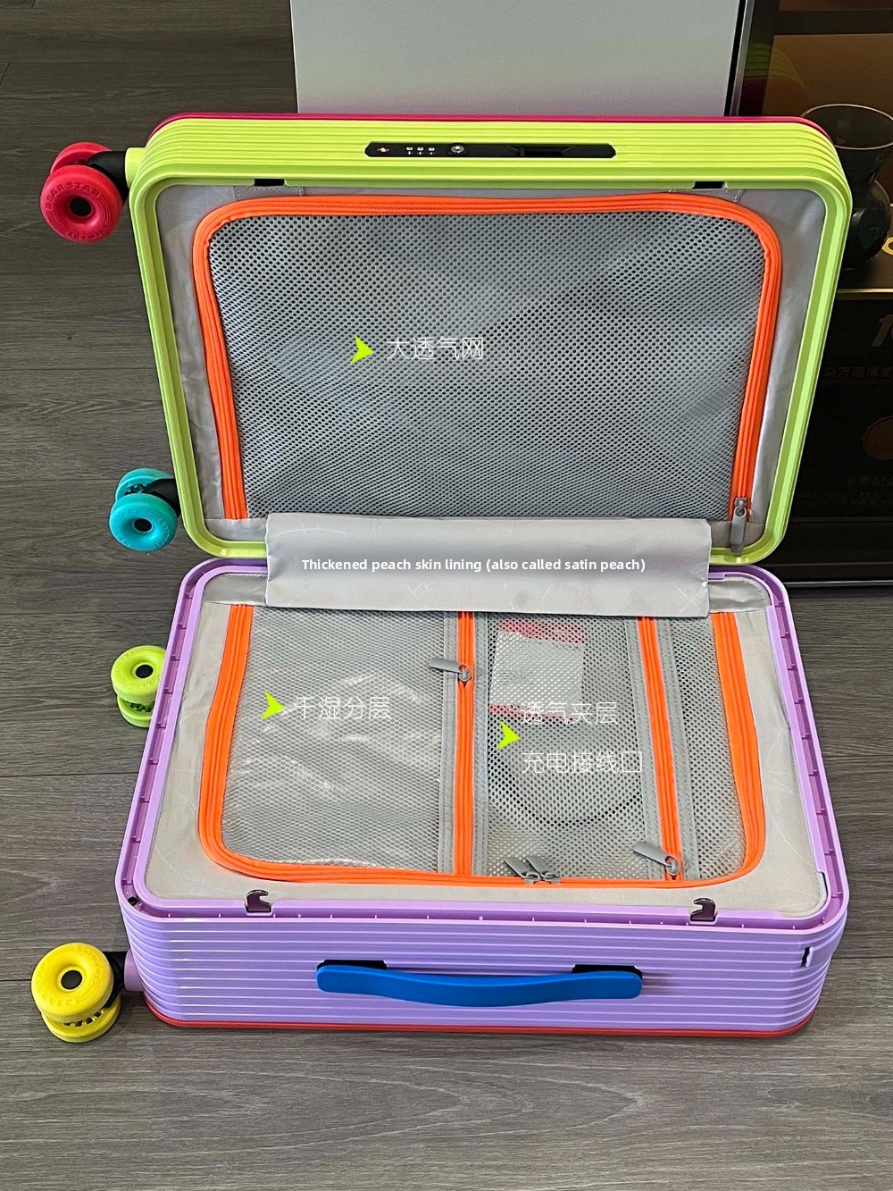 Valigia da viaggio alla moda d - Spinner Wheel Rolling Suitcase 20 Inch recensione e prezzo