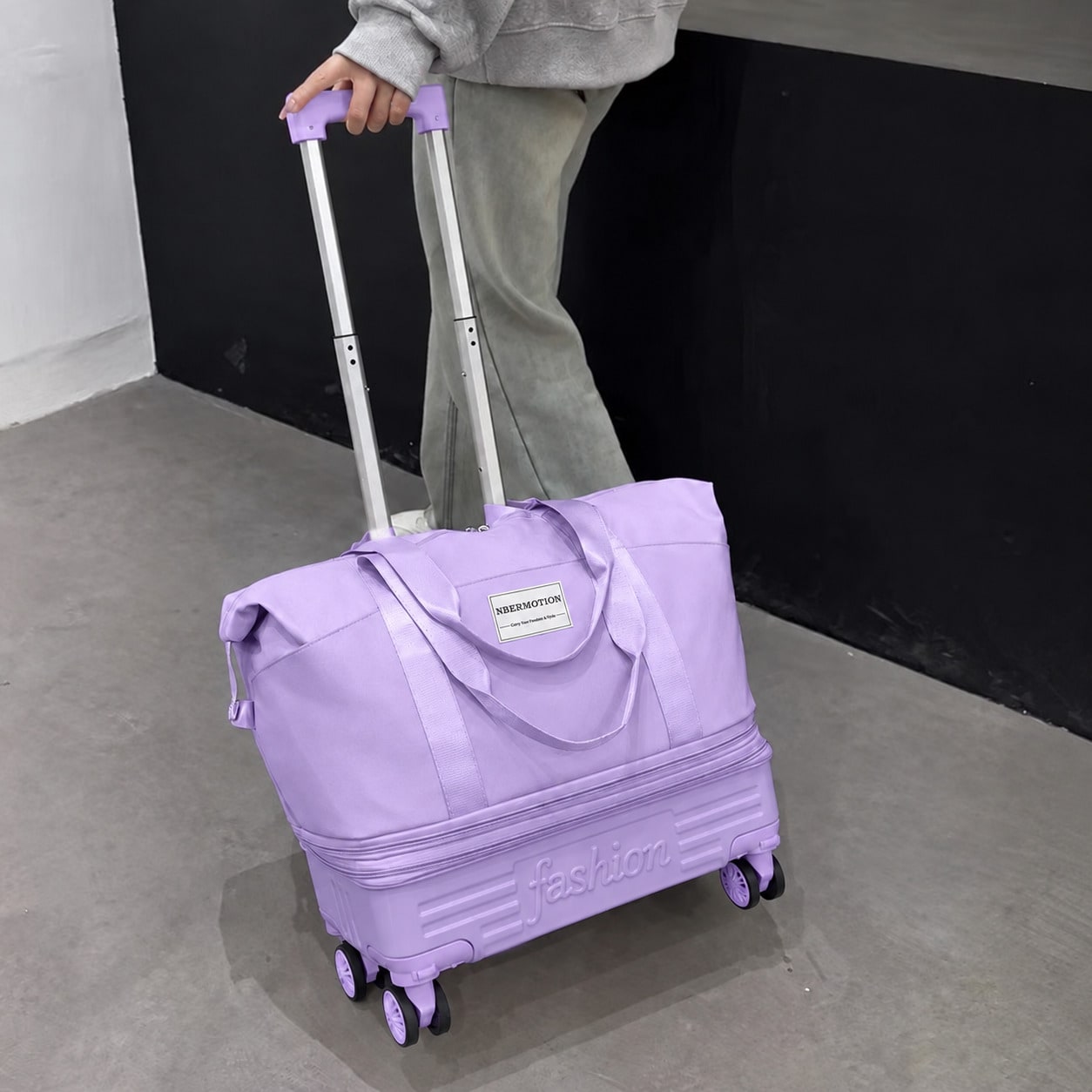 Borsa da viaggio espandibile c - Foldable Rolling Luggage Bag recensione e prezzo