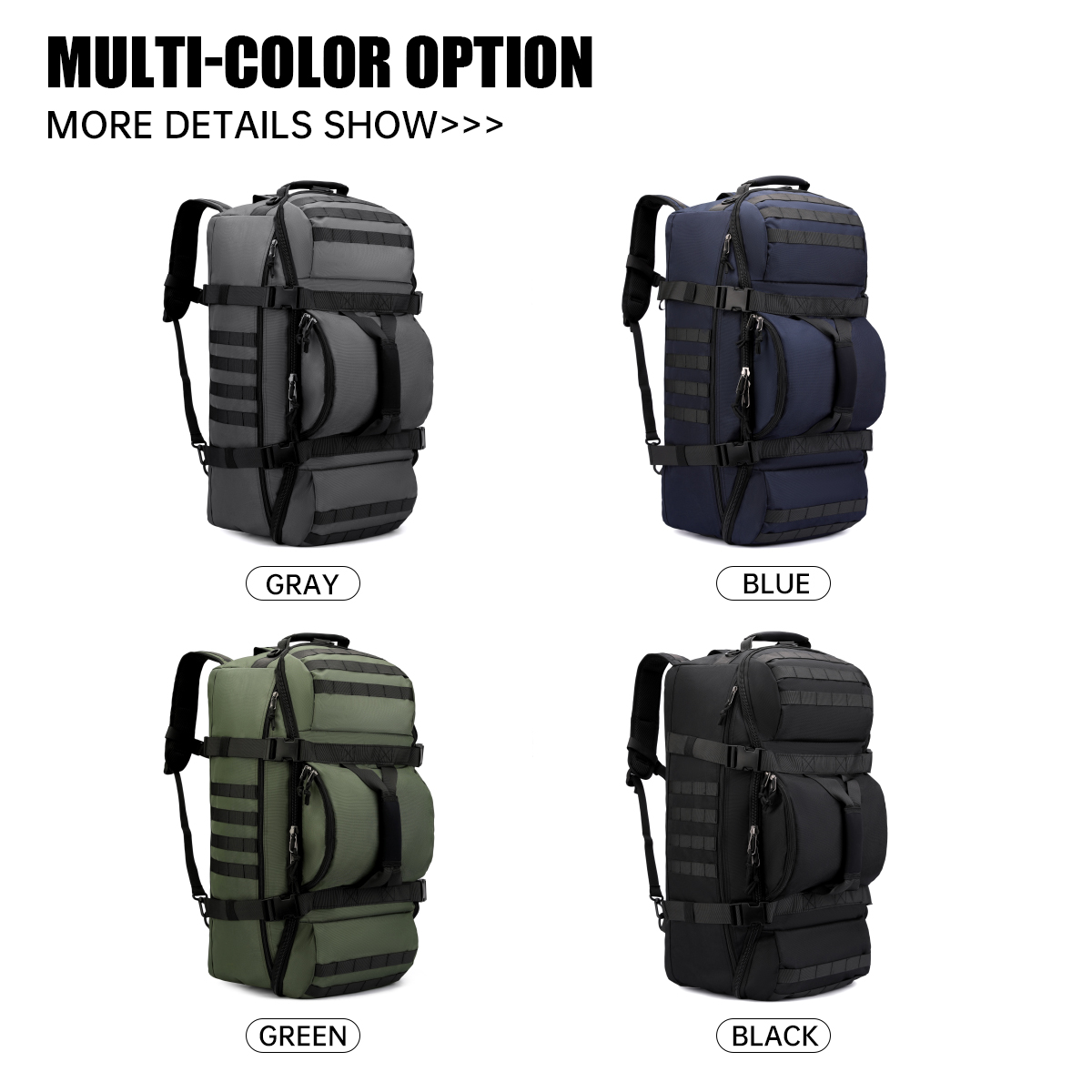 Zaino da Montagna 90L, Capacit - Foldable Rolling Luggage Bag recensione e prezzo