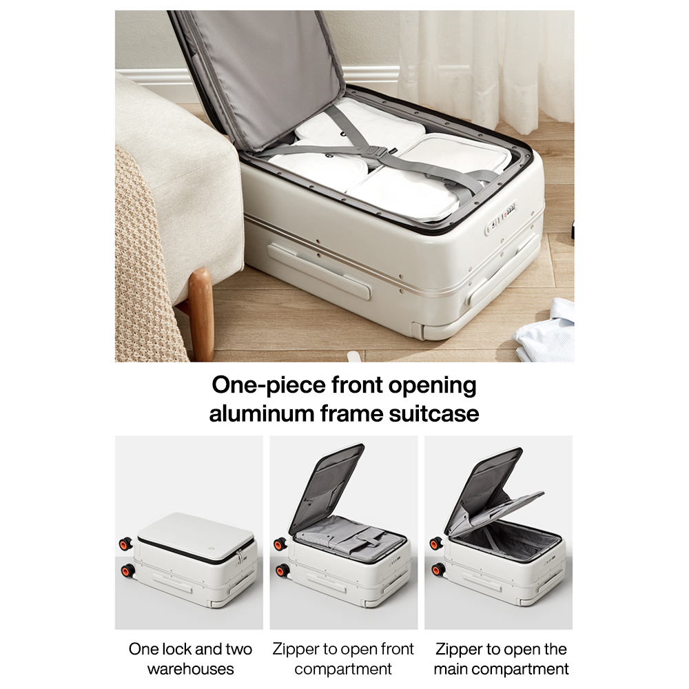 Valigia da viaggio con manico  - Aluminum Frame Carry On Luggage recensione e prezzo