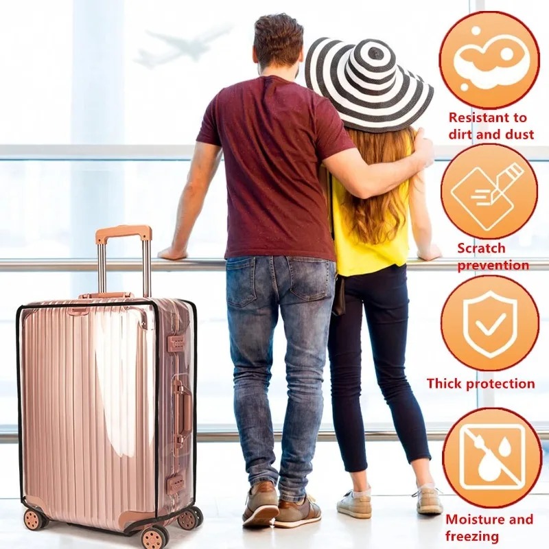 Copertura per valigia per baga - Luggage Protective Cover Transparent recensione e prezzo
