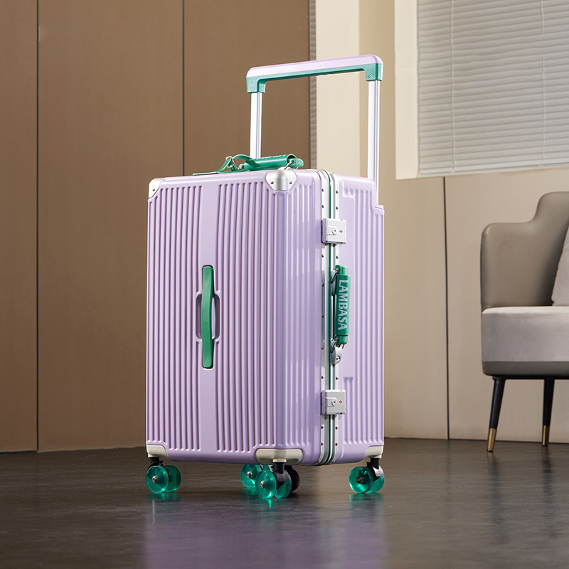 Valigia con manico largo, tela - Aluminum Frame Carry On Luggage recensione e prezzo