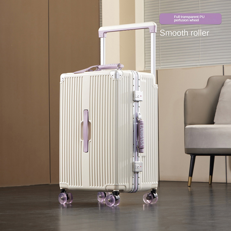 Valigia con manico largo, tela - Aluminum Frame Carry On Luggage recensione e prezzo